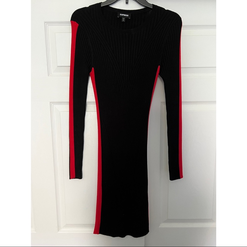 EXPRESS Womens Long-sleeve Dress, US Size Small